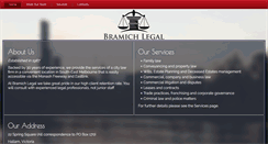 Desktop Screenshot of bramichlegal.com.au